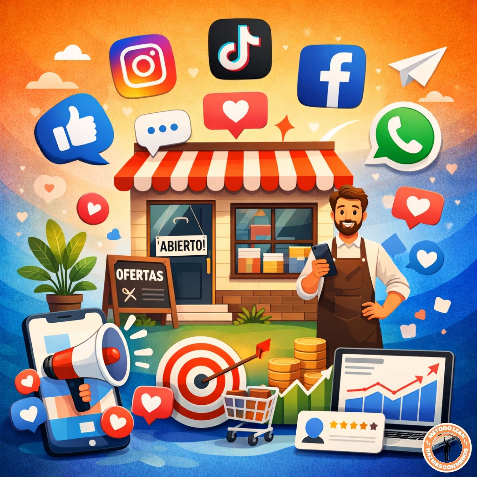 Redes sociales para negocios pequeños y su importancia en el marketing digital